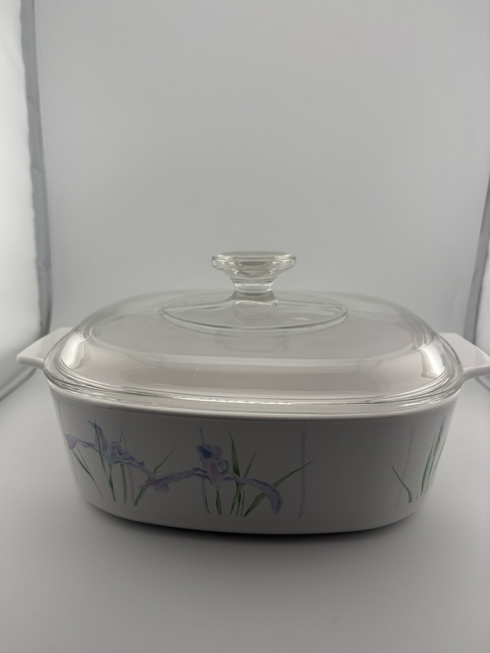 Corning Ware Shadow Iris Casserole Dish A-2-B 2 liter with Lid